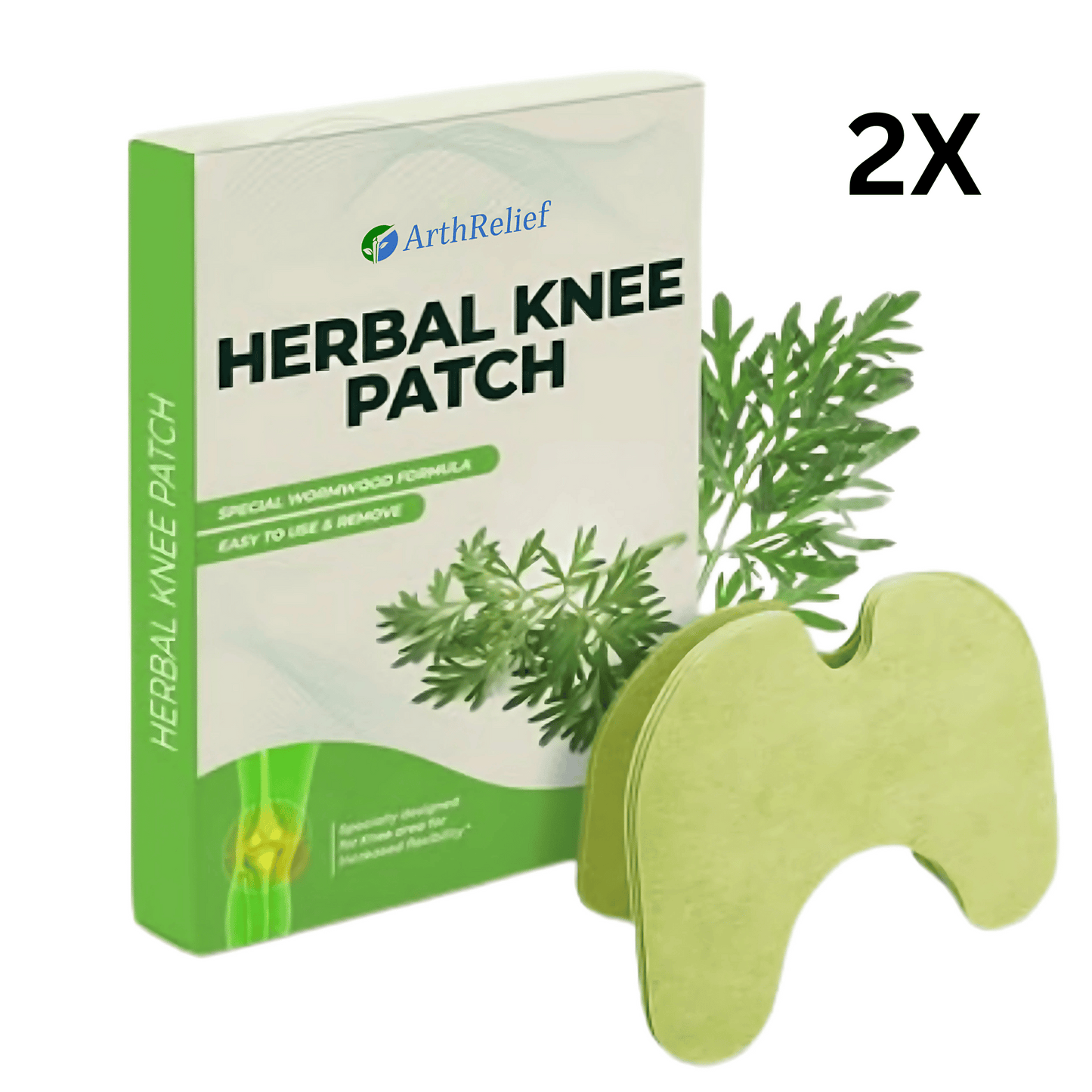 2X Arhtrelief Herbal Knee Patch